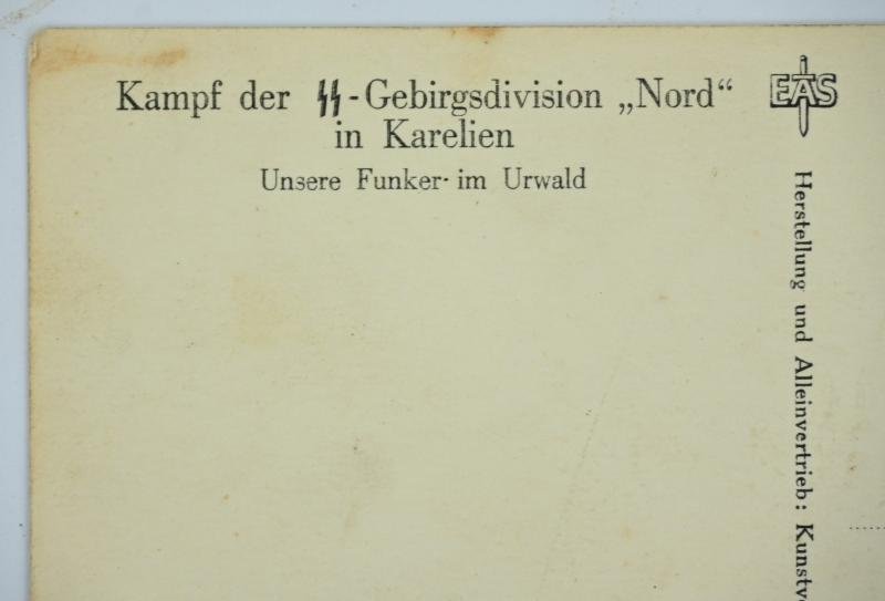 German Waffen-SS Postcard GBJ Division ''Nord'' — image 4