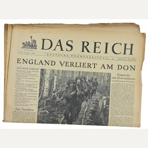German Newspaper 'Das Reich' July 1942