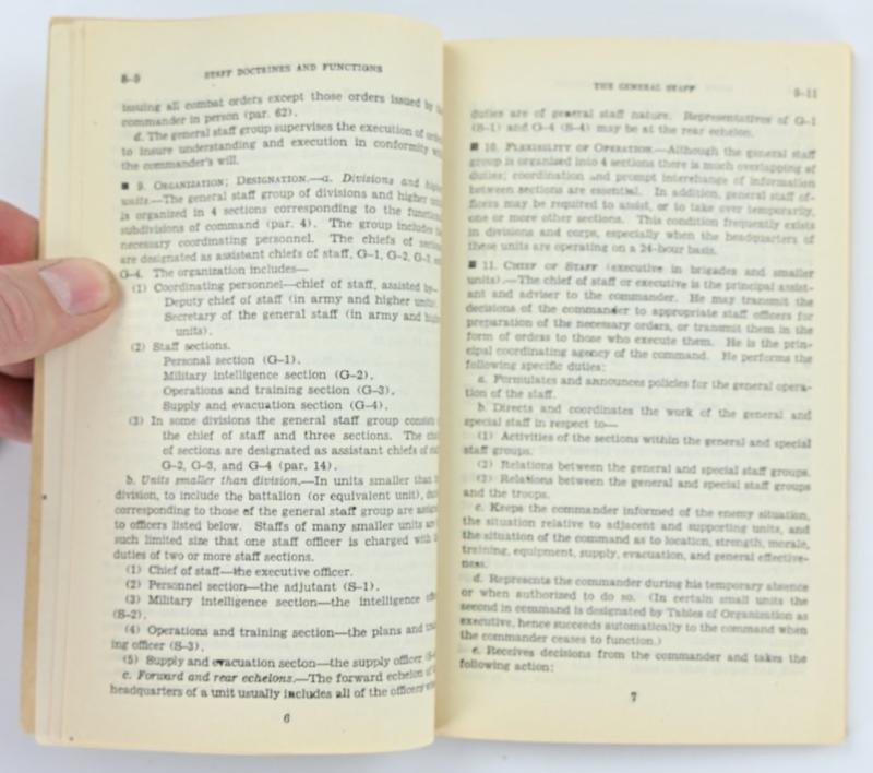 US WW2 Staff Officer Field Manual FM 101-5 — image 3