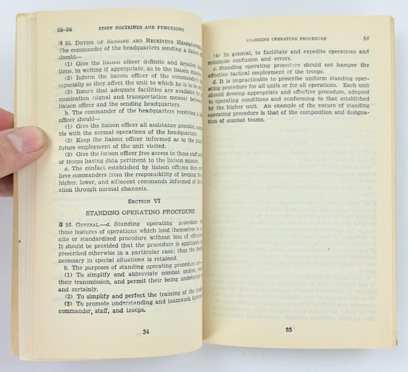 US WW2 Staff Officer Field Manual FM 101-5 — image 4