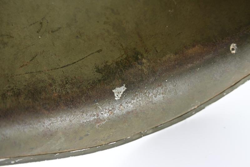 US WW2 M1 Fixed Bale Original Paratrooper Helmet — image 12