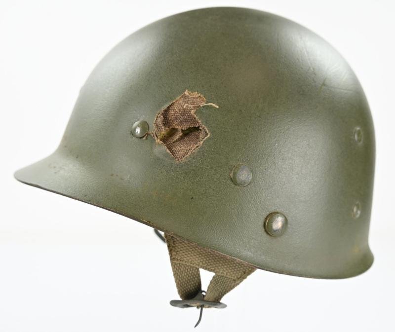 US WW2 M1 Fixed Bale Original Paratrooper Helmet — image 14