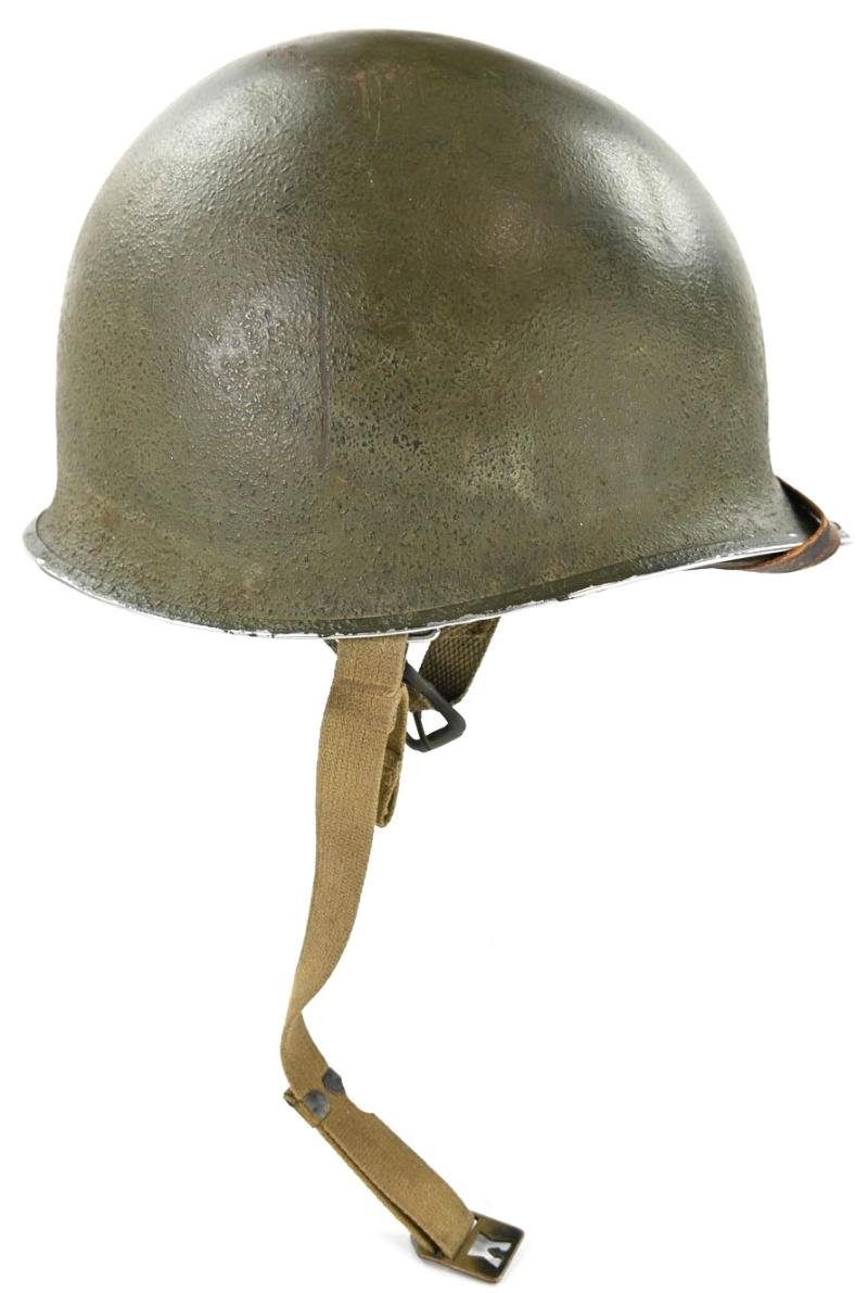US WW2 M1 Fixed Bale Original Paratrooper Helmet — image 6