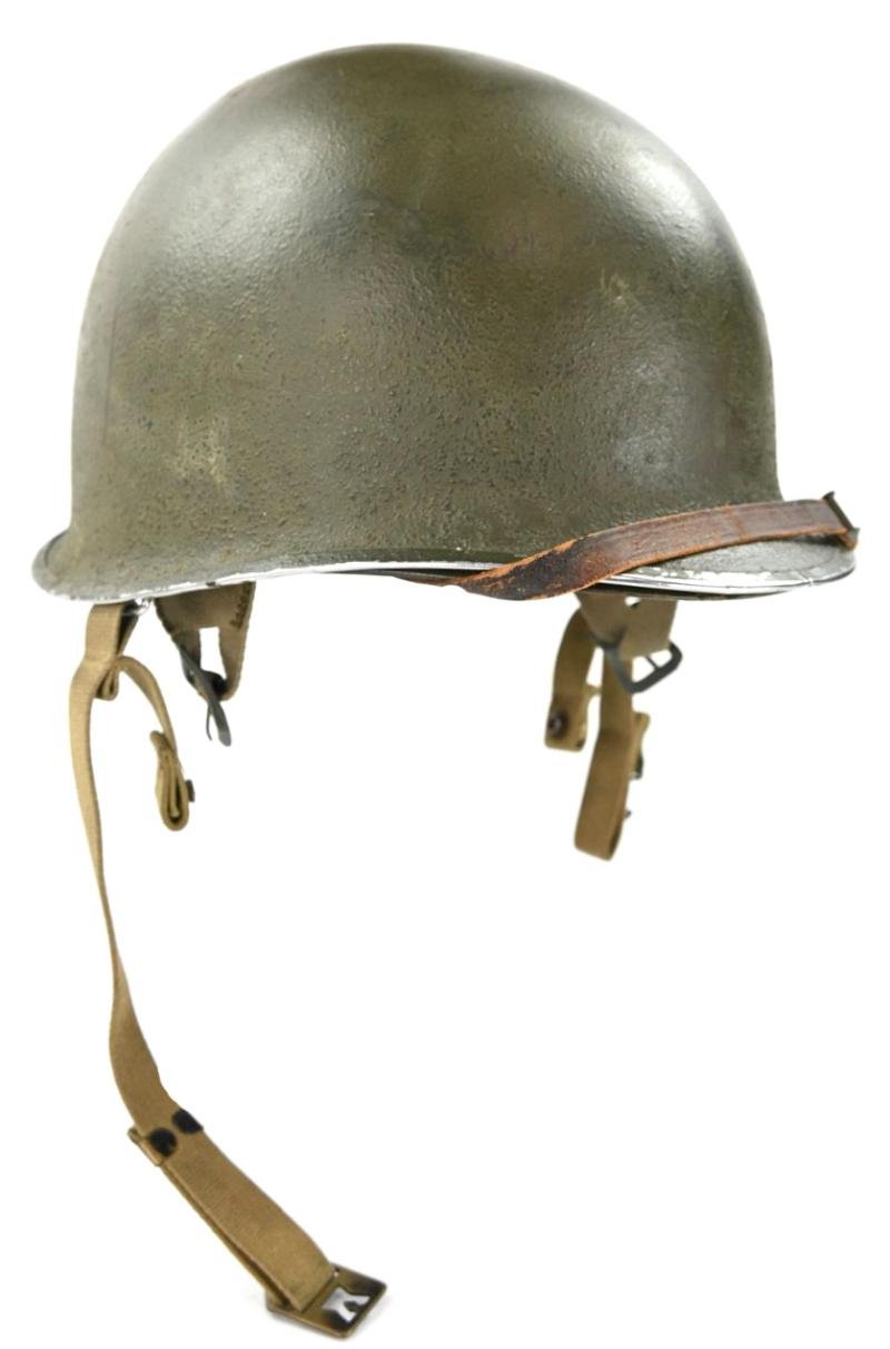 US WW2 M1 Fixed Bale Original Paratrooper Helmet — image 7