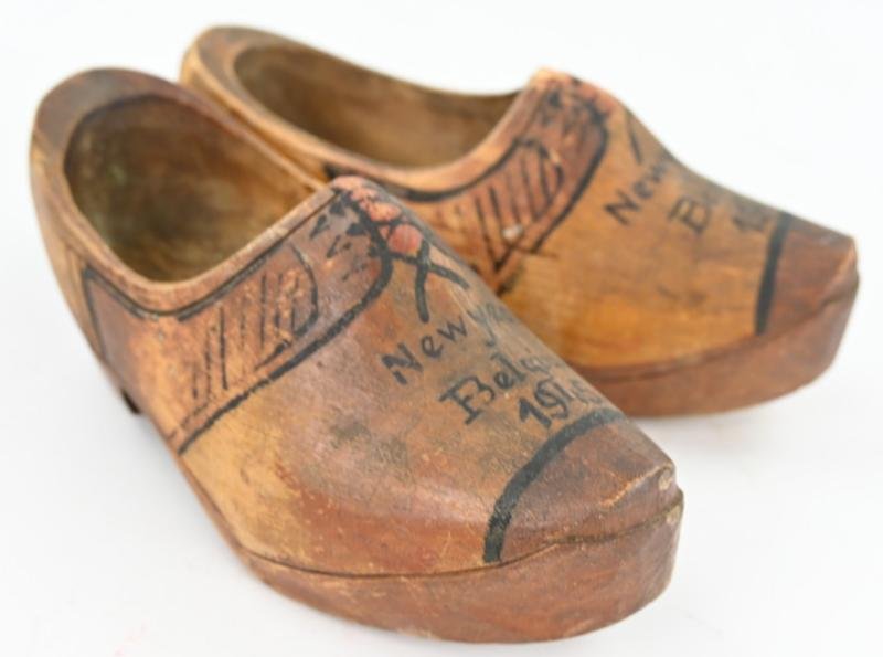 Belgian WW2 Wooden Shoes — image 2