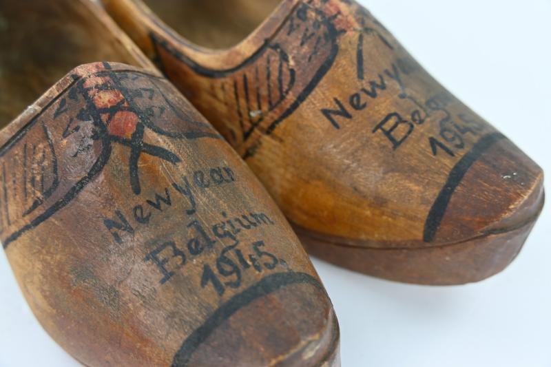 Belgian WW2 Wooden Shoes — image 8