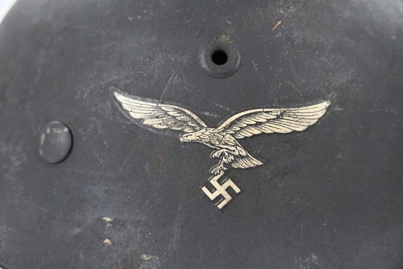 German LW M42 SD Combat Helmet — image 2