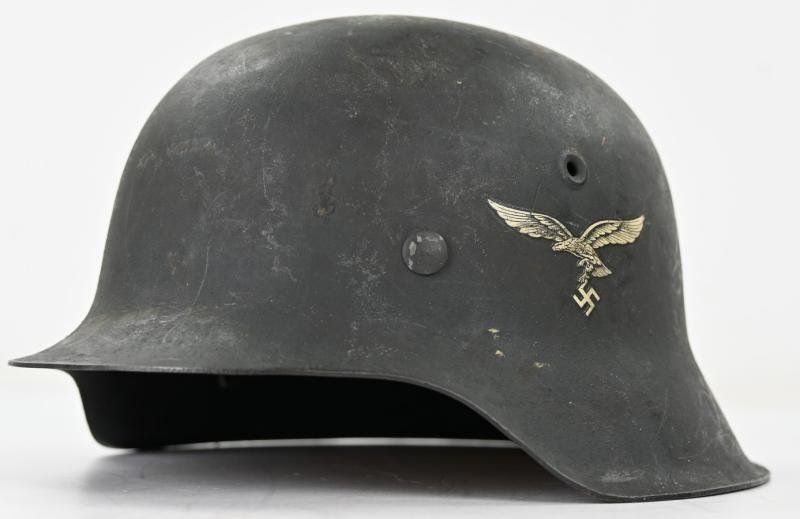 German LW M42 SD Combat Helmet — image 3