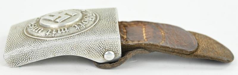 German Police Belt Buckle with Leather Tab 1937 — image 5