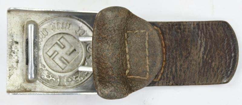 German Police Belt Buckle with Leather Tab 1937 — image 6