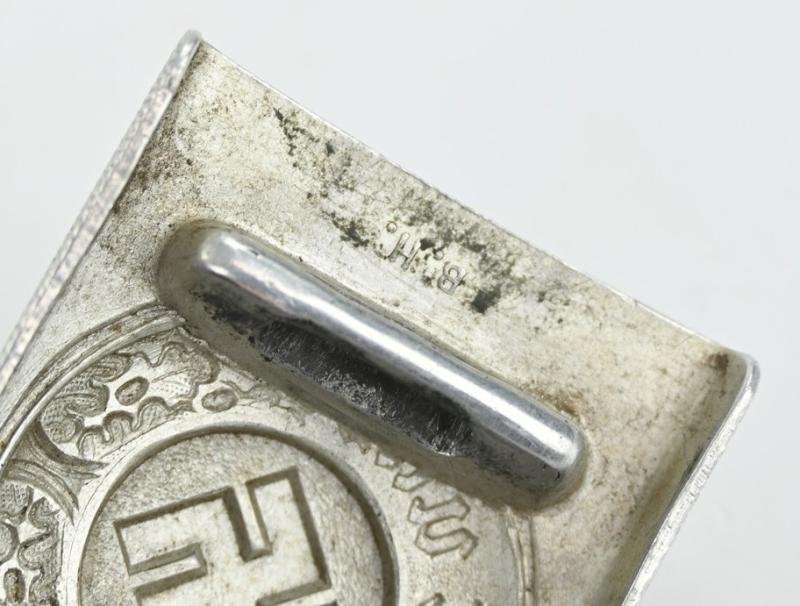 German Police Belt Buckle with Leather Tab 1937 — image 7