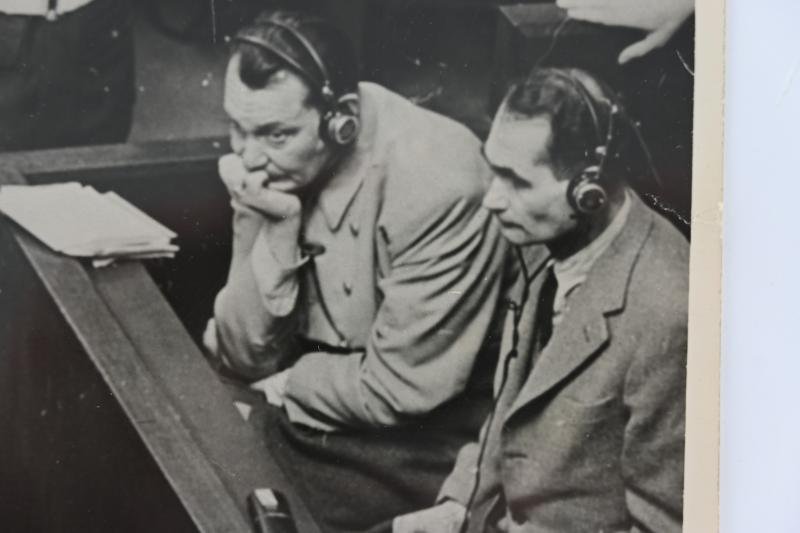 Allied Nuremberg War Trails Picture 'Göring and Hess' — image 2