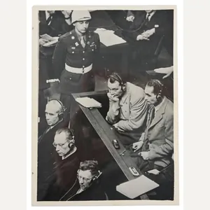 Allied Nuremberg War Trails Picture 'Göring and Hess'