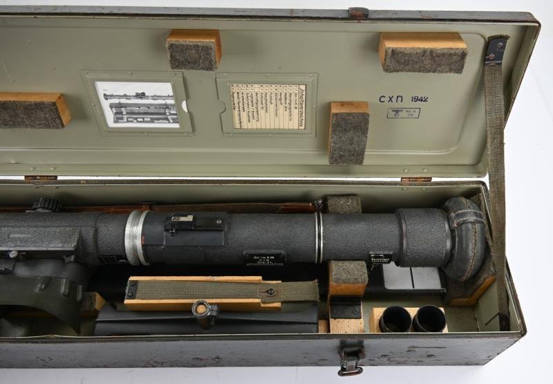 German WH Rangefinder EM 1mR 36 in Case — image 6