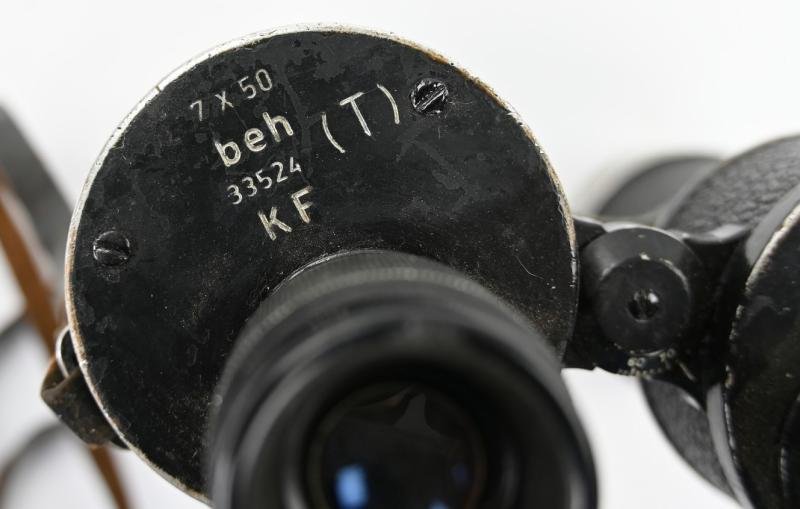 German KM Cased 'Nordsee' marked 7x50 Binoculars — image 4