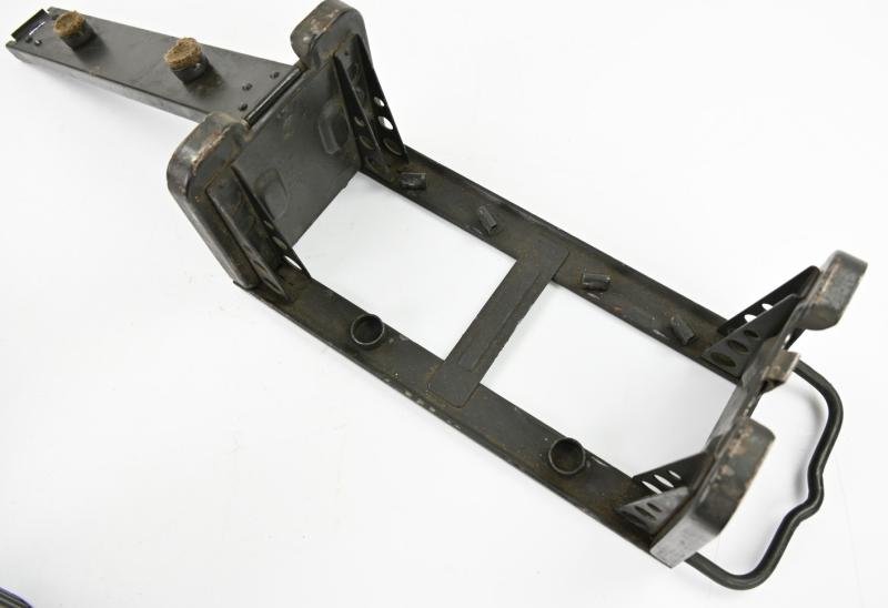 German WH MG34 Ammo Drum Set with Carrying Frame — image 12