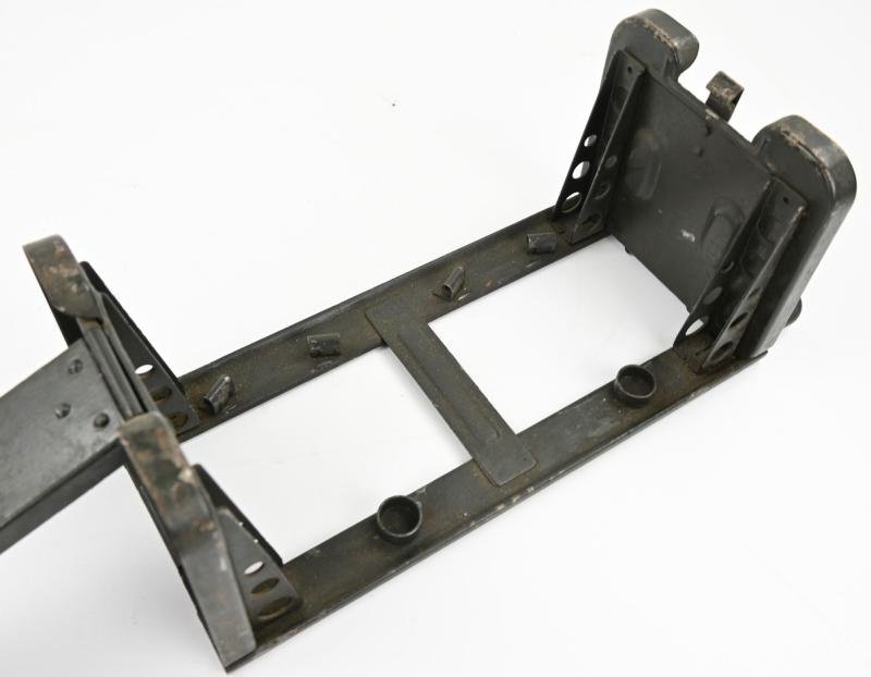 German WH MG34 Ammo Drum Set with Carrying Frame — image 13