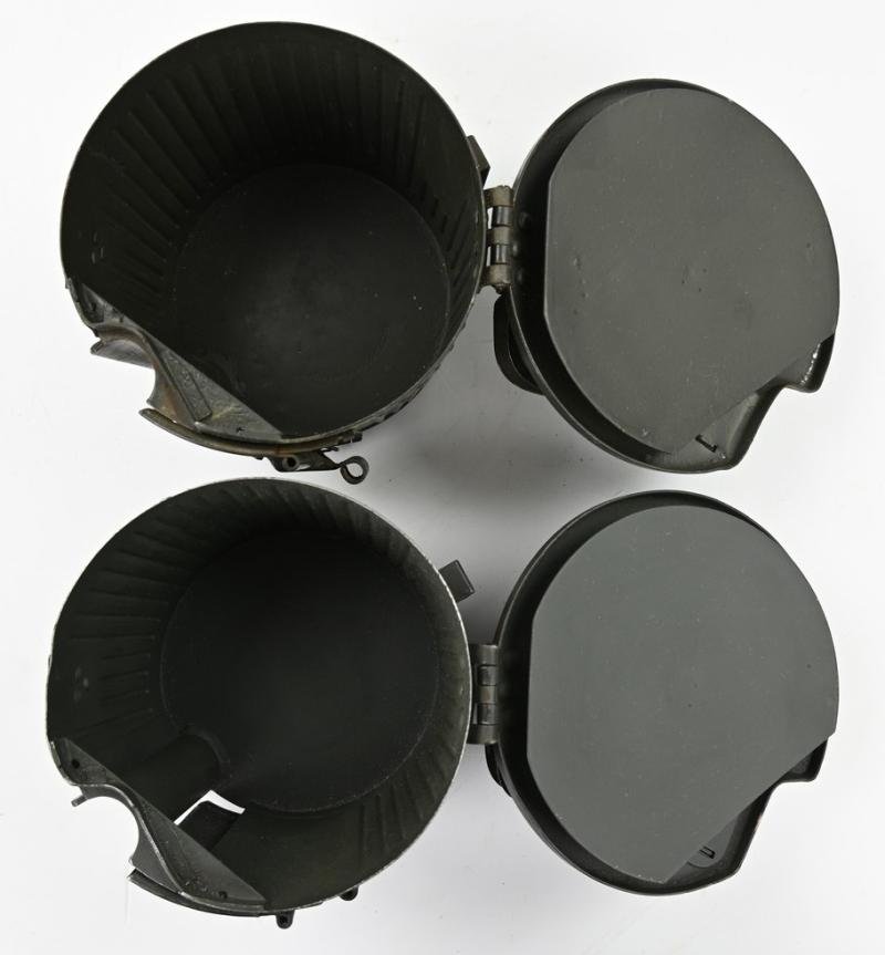 German WH MG34 Ammo Drum Set with Carrying Frame — image 14