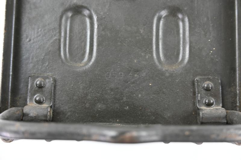 German WH MG34 Ammo Drum Set with Carrying Frame — image 3