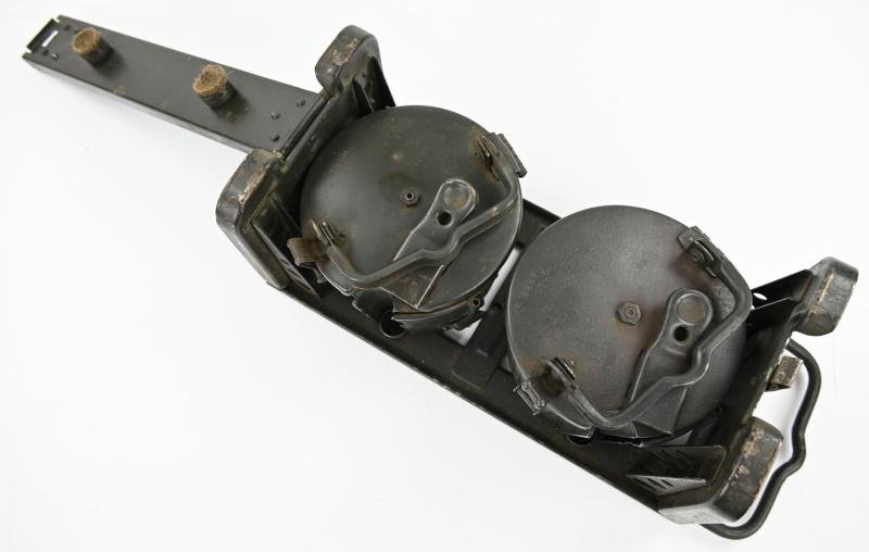 German WH MG34 Ammo Drum Set with Carrying Frame — image 8