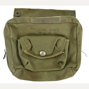USAAF WW2 Medical Department FIrst Aid Pouch with Red Cross …