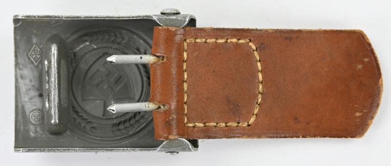 German RAD Beltbuckle with tab OLC 1936 — image 5