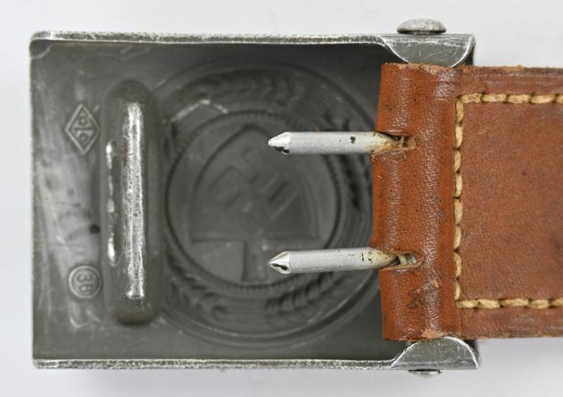 German RAD Beltbuckle with tab OLC 1936 — image 6