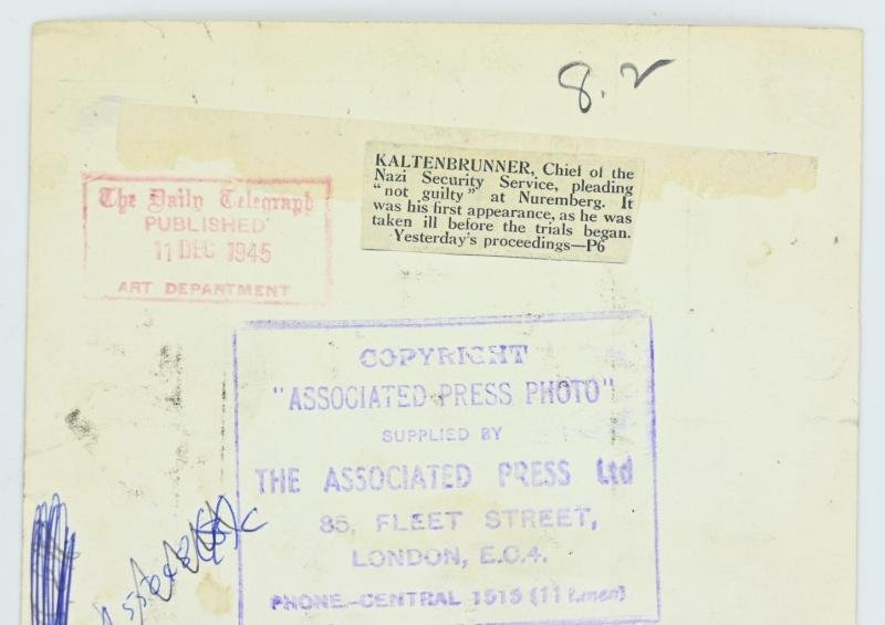 Allied Nuremberg War Trails Picture 'Ernst Kaltenbrunner' — image 5