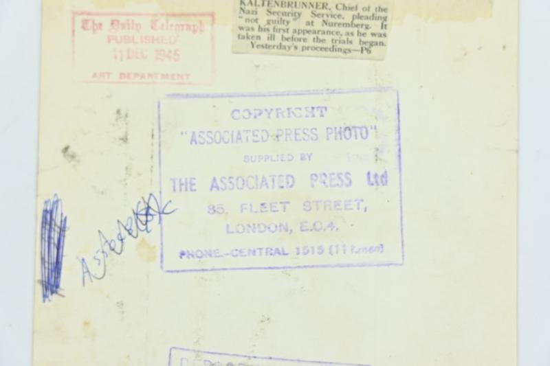 Allied Nuremberg War Trails Picture 'Ernst Kaltenbrunner' — image 7
