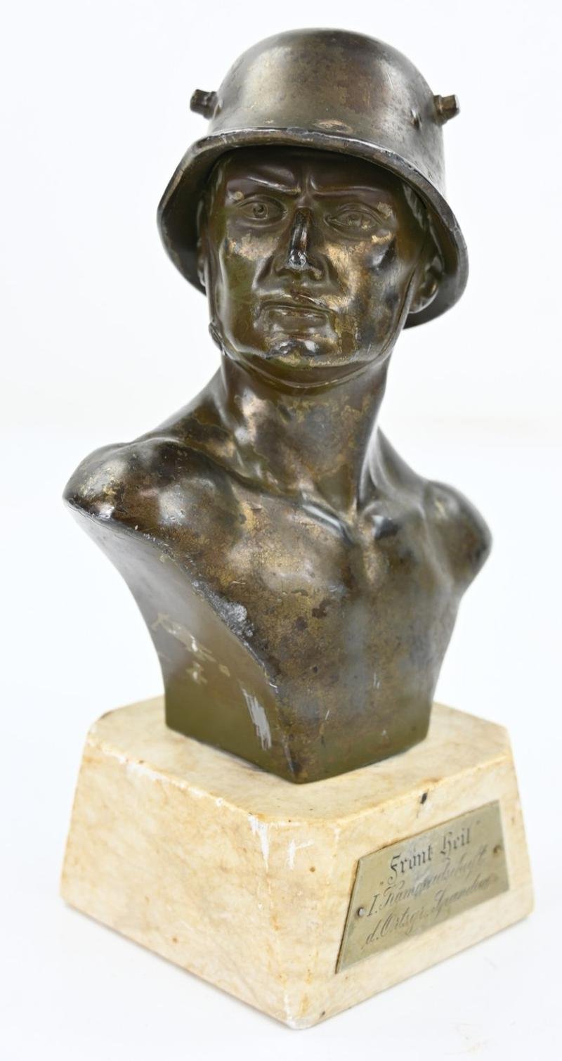 German Third Reich Veteran Buste 'Front Heil' Ortsgruppe Spandau — image 3