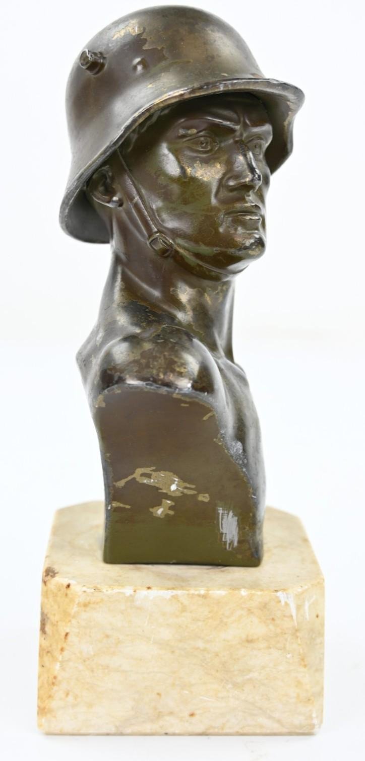 German Third Reich Veteran Buste 'Front Heil' Ortsgruppe Spandau — image 4
