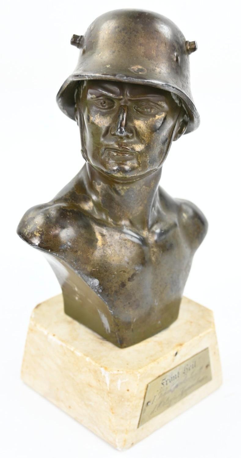 German Third Reich Veteran Buste 'Front Heil' Ortsgruppe Spandau — image 7