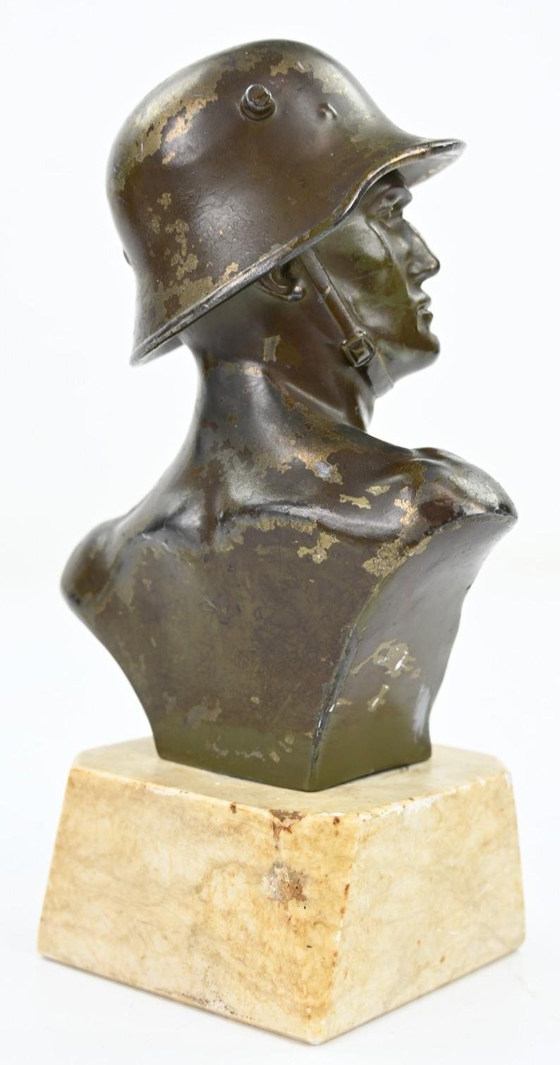 German Third Reich Veteran Buste 'Front Heil' Ortsgruppe Spandau — image 9