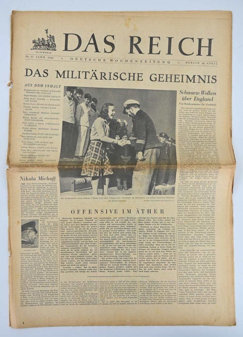German Newspaper 'Das Reich' April 1942 — image 2