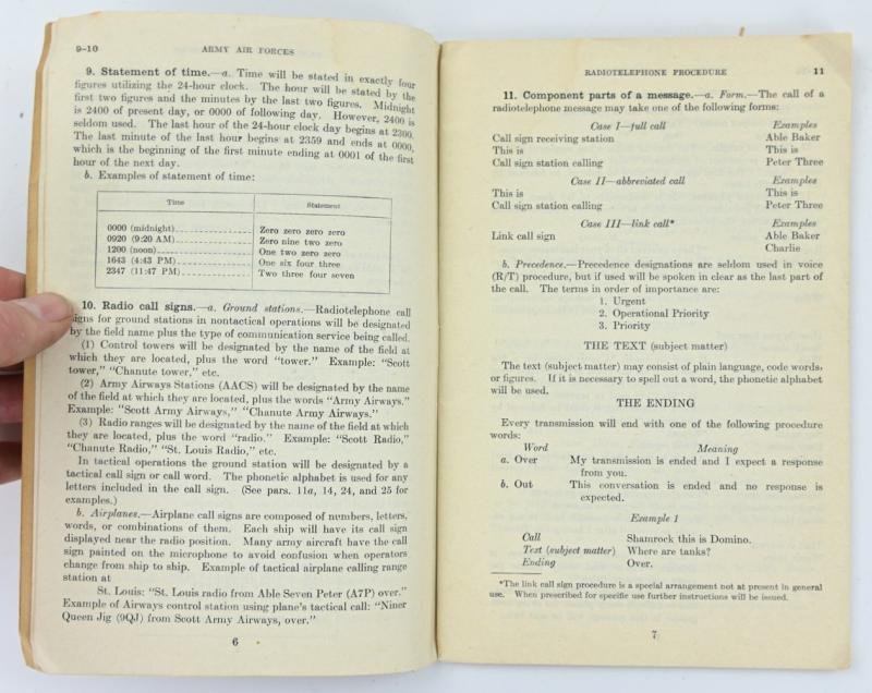 US WW2 Technical Manual TM 1-460 'Radiotelephone Procedure' — image 4