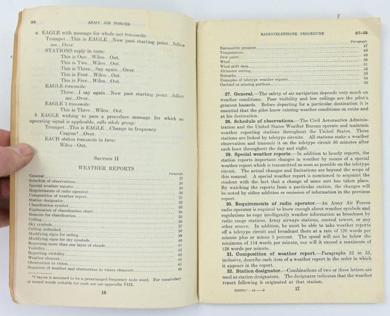 US WW2 Technical Manual TM 1-460 'Radiotelephone Procedure' — image 5