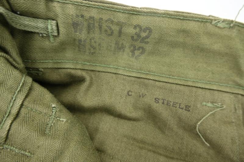 US WW2 M-1943 Airborne Paratrooper Trousers — image 10
