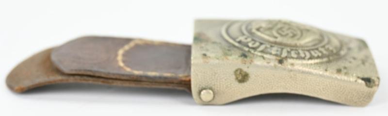 German Third Reich 'Postschutz' Beltbuckle with tab — image 4