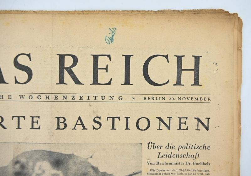 German Newspaper 'Das Reich' November 1942 — image 2