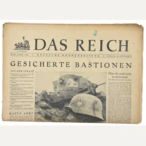 German Newspaper 'Das Reich' November 1942