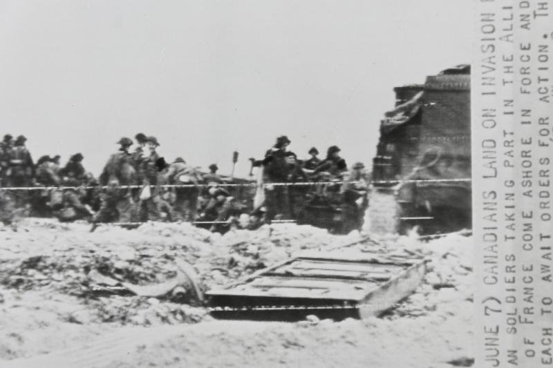 Canadian WW2 D-Day Press Photo 6 June 1944 — image 2