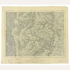 German WW1 Mapcard 'Deusches Reich'