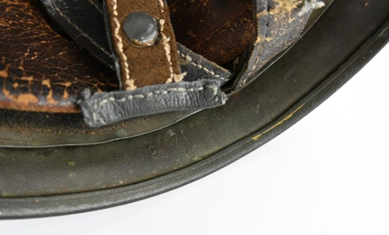 German LW M38 FSJ ND Combat Helmet — image 17