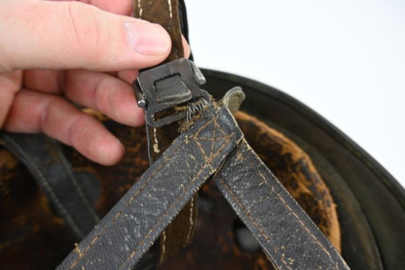 German LW M38 FSJ ND Combat Helmet — image 7