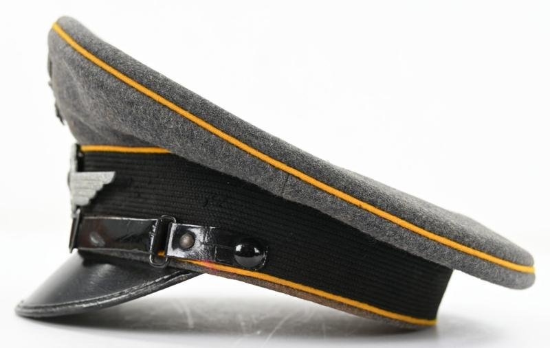 German LW EM/NCO Visor Cap 'Fliegerhorst Kdr. Fritzlar' — image 2