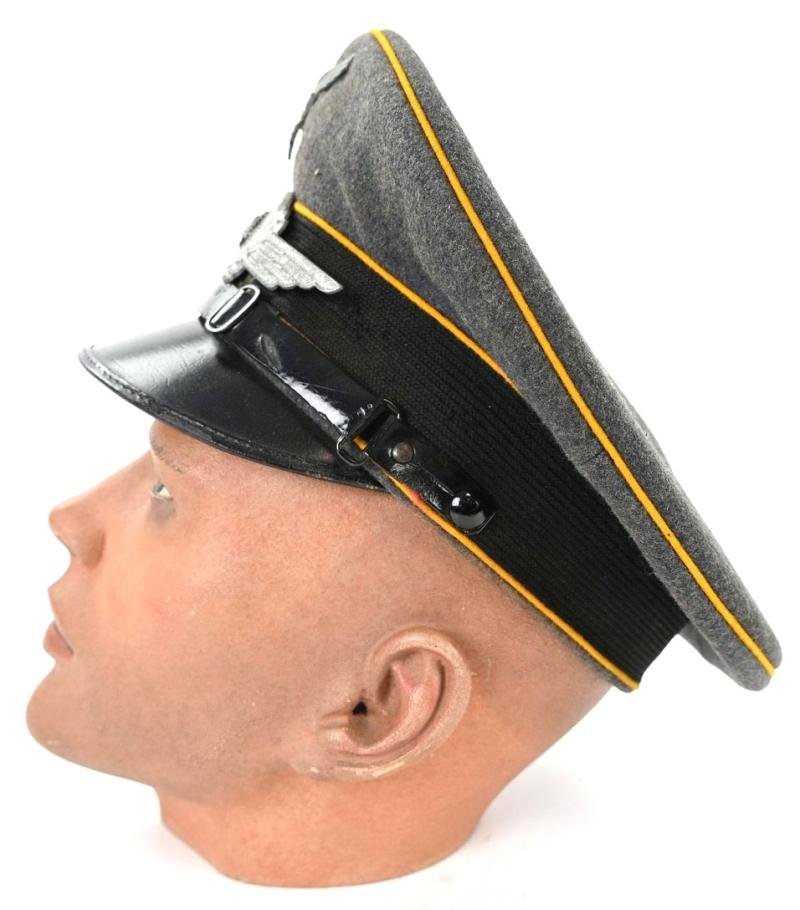 German LW EM/NCO Visor Cap 'Fliegerhorst Kdr. Fritzlar' — image 6