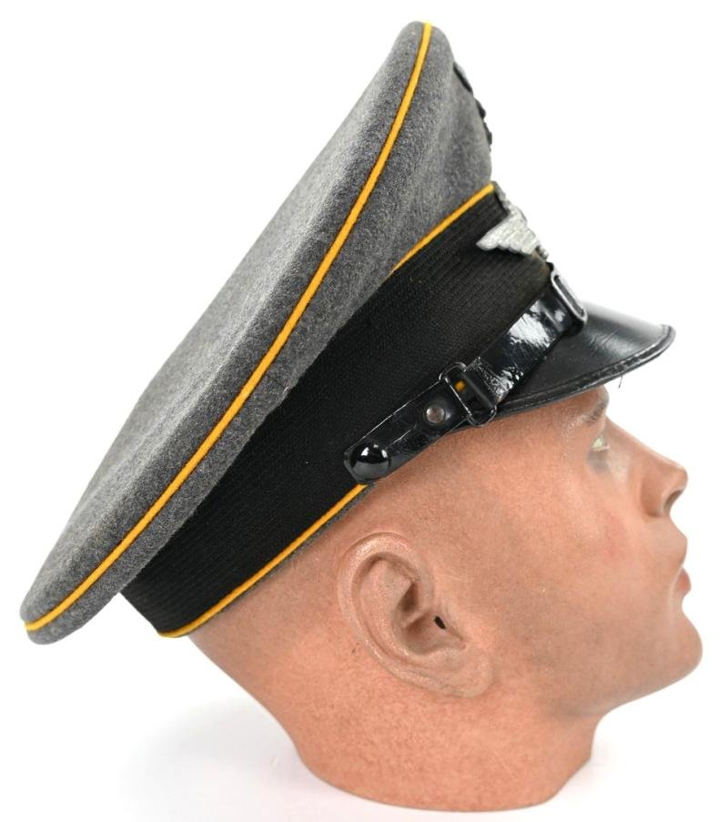 German LW EM/NCO Visor Cap 'Fliegerhorst Kdr. Fritzlar' — image 8