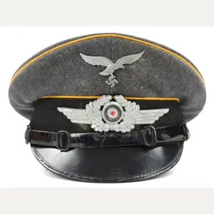 German LW EM/NCO Visor Cap 'Fliegerhorst Kdr. Fritzlar'