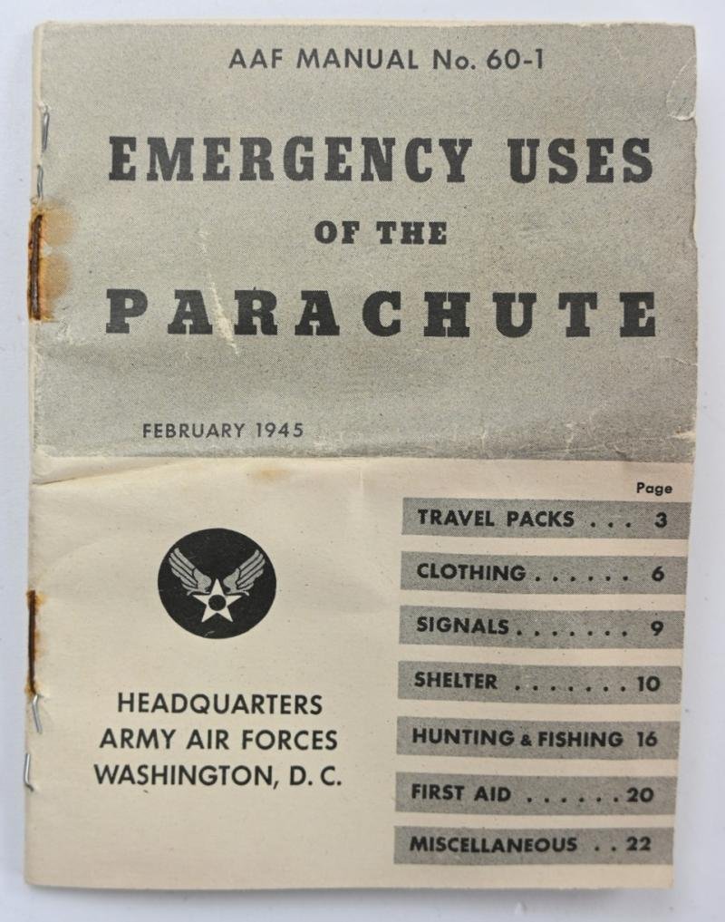 USAAF WW2 Switlik Seat Type Parachute Harness Assembly — image 7