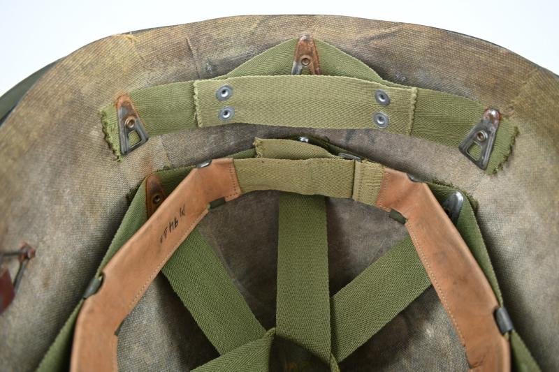US WW2 M1 Fixed Bale with Saint Clair Helmet Liner — image 10